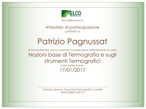 Attestato Pagnussat