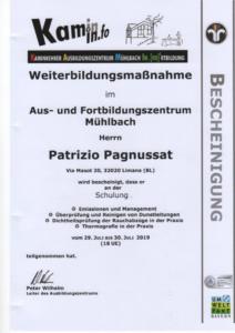attestato KAMIN
